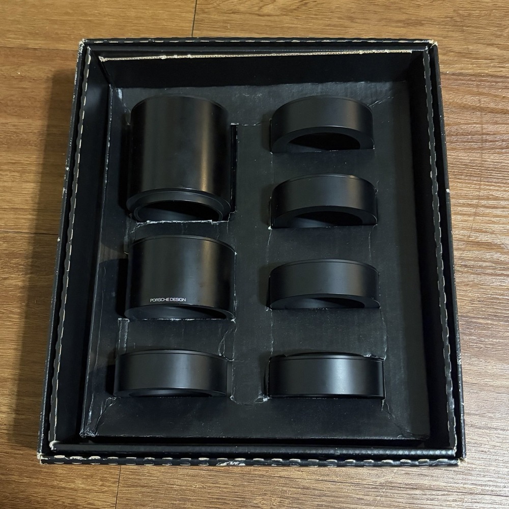 Porsche Design "The Smokers Set" Das Raucherset Stackable Modular Ashtrays VGUC